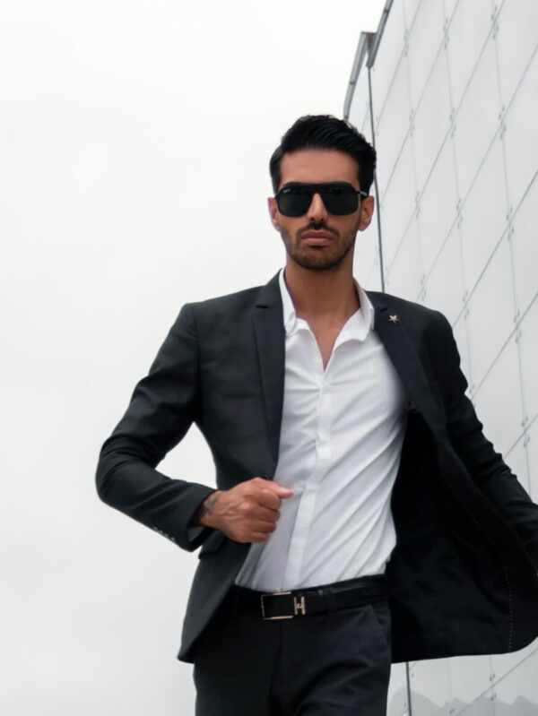 Slim fit suit jacket